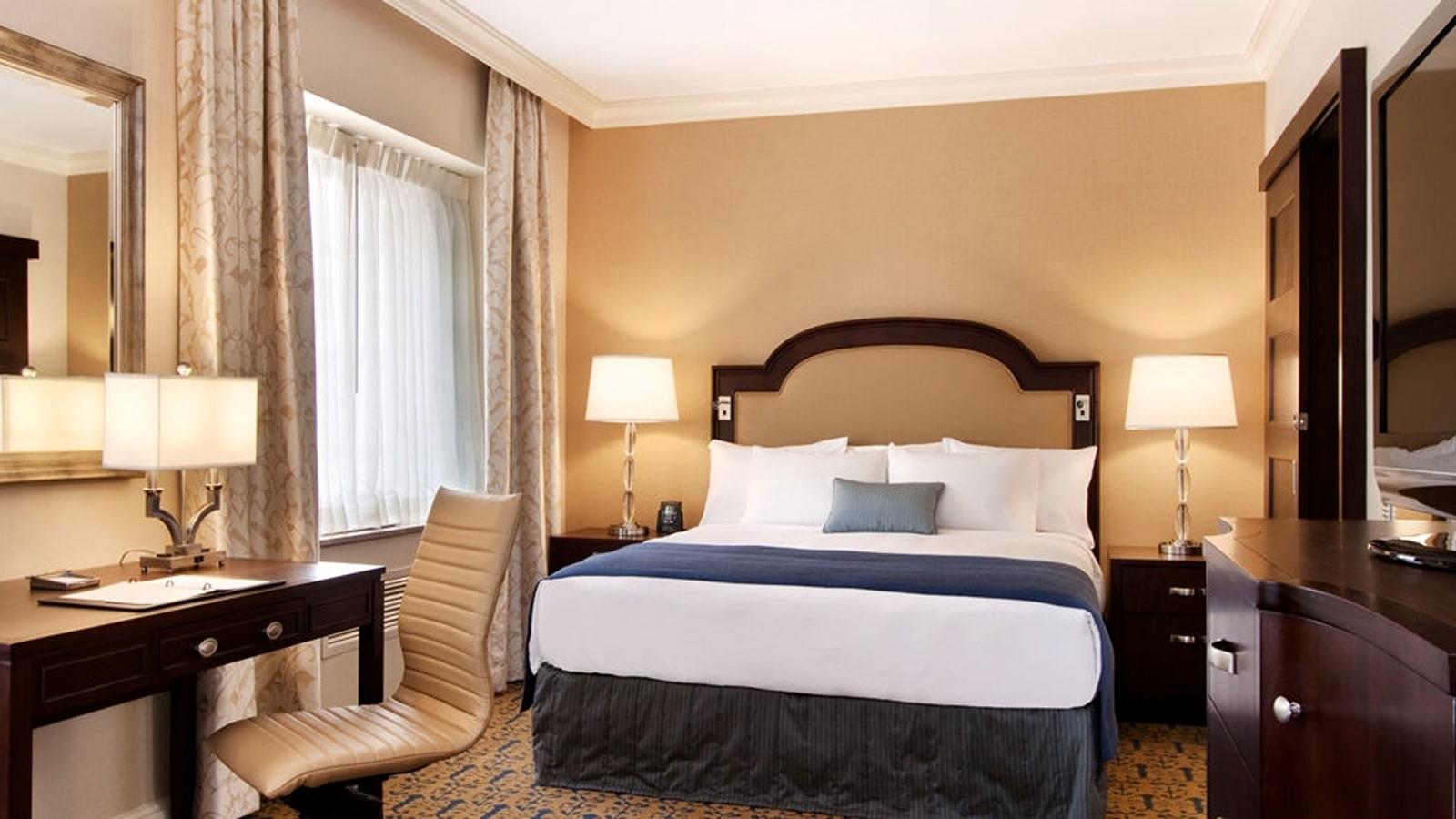 Chambre avec lit double, hôtel Hilton